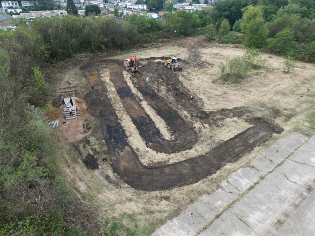 Luchtfoto van de RC045 baan